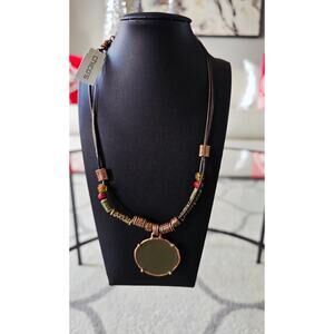 Chicos Boho Pendent Necklace New